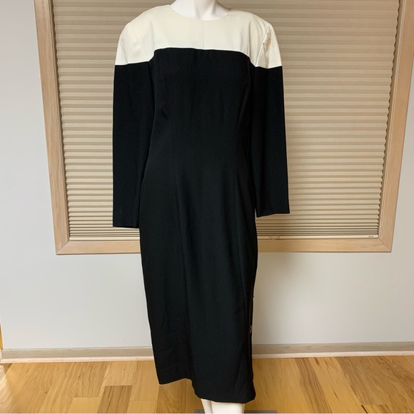 Liz Claiborne Dresses & Skirts - Liz Claiborne Size 14 Women’s Dress Black/IvoryNeeds drycleaning Good Condition